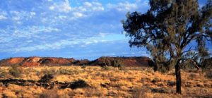 Red desert in Australia