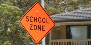 school zone sign