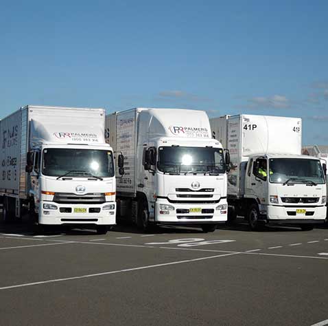 Palmers New fleet of trucks