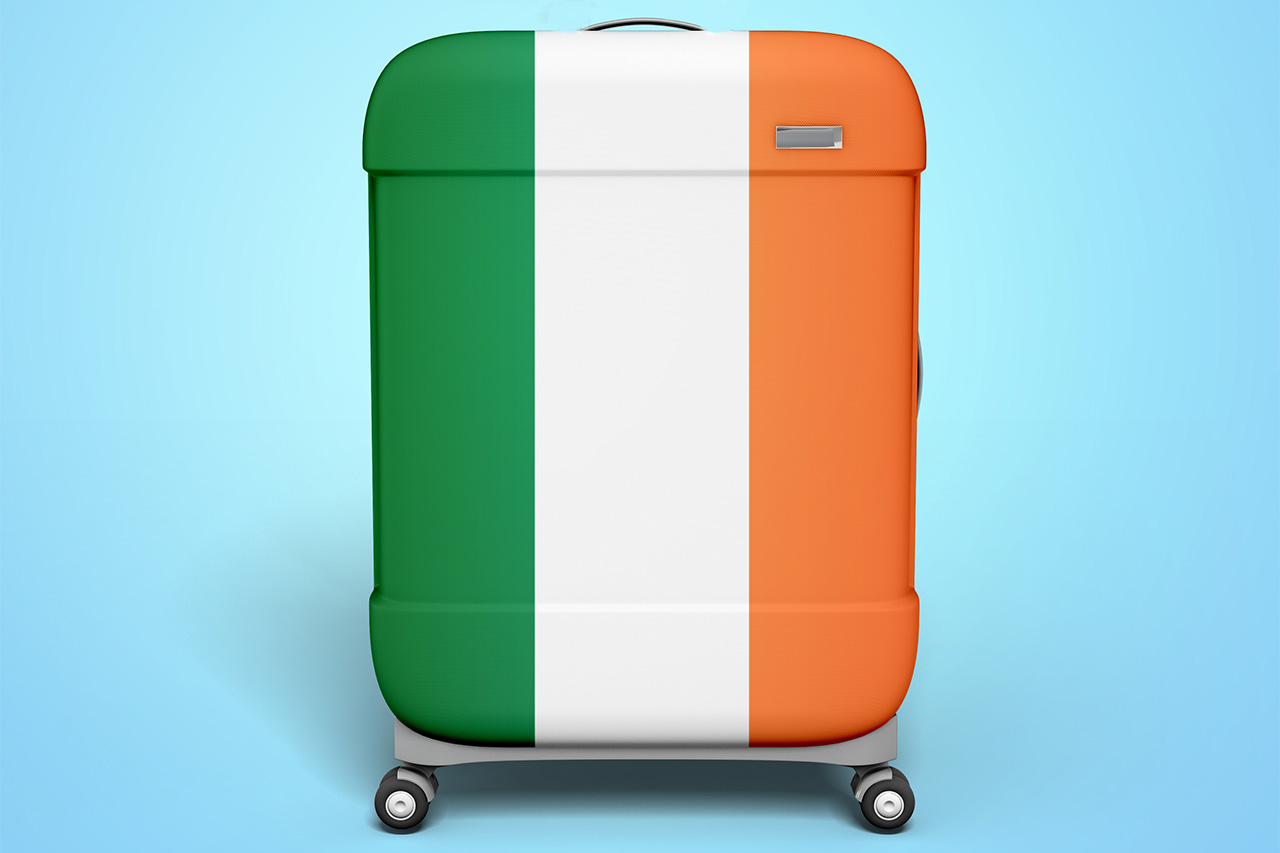 sending suitcases abroad