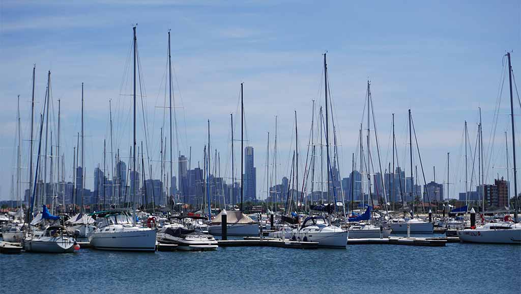 St Kilda beach Victoria in Australia