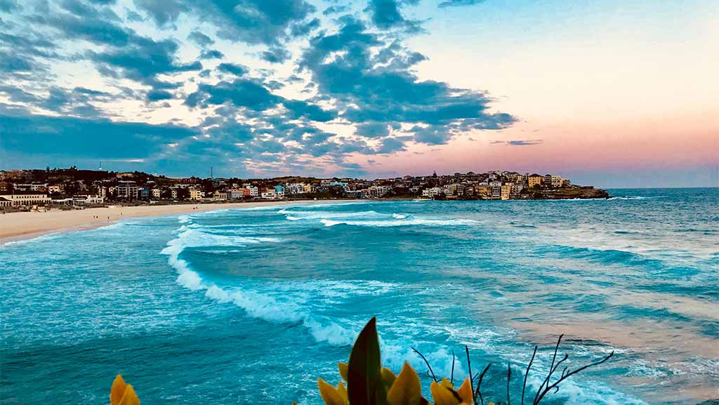 bondi beach in sydney new south wales