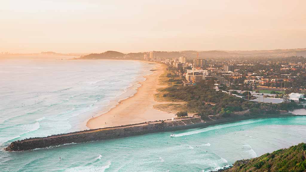 tallebudgera creek in queensland australia