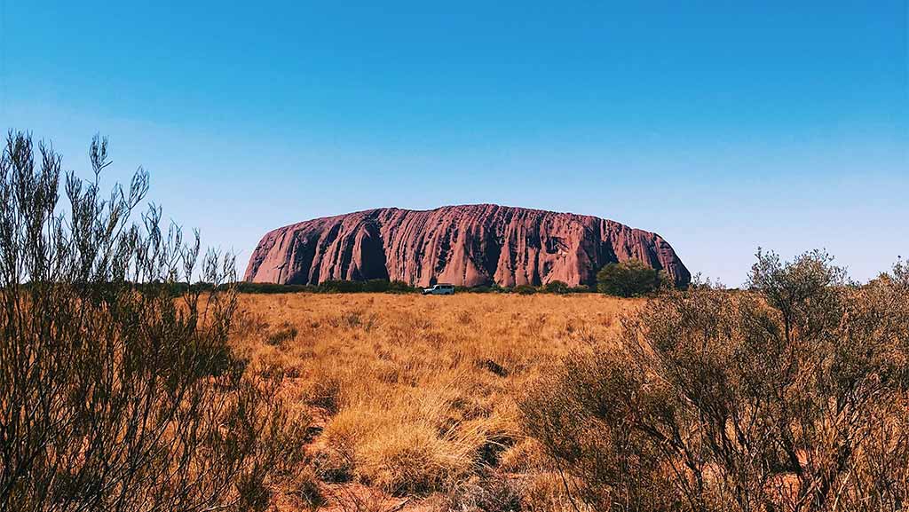 Uluru Ayers Rock in northern territory