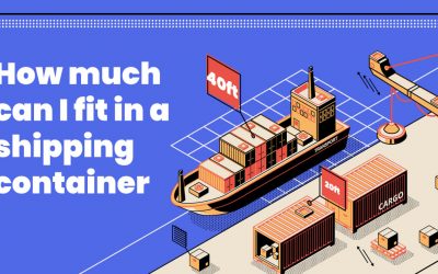 How much can I fit in a shipping container?