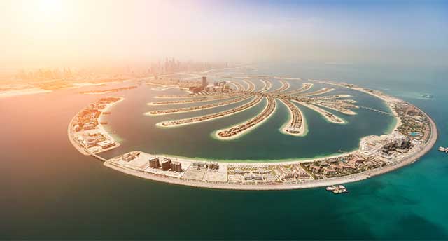 Famous Palm Islands in Dubai