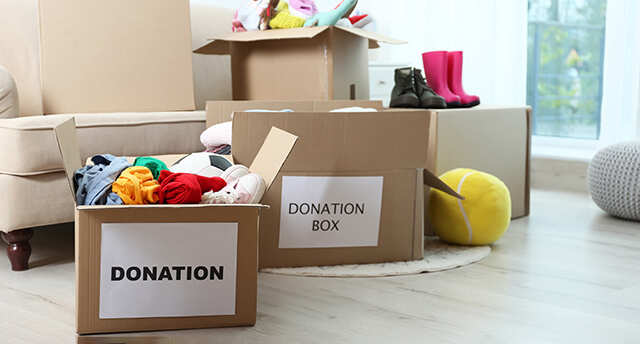 Declutter Your Home donation box