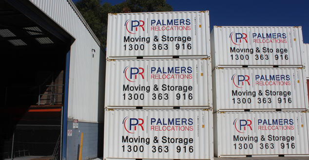 Palmers Relocations Containers