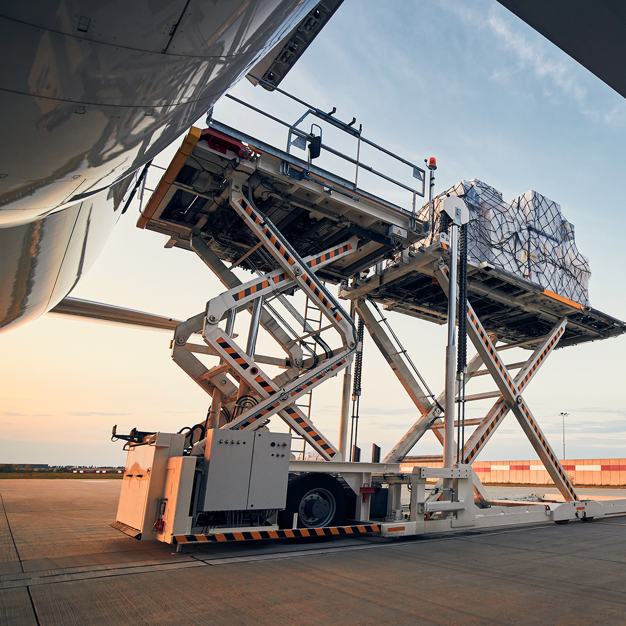 Loading Air Freight Shipment 